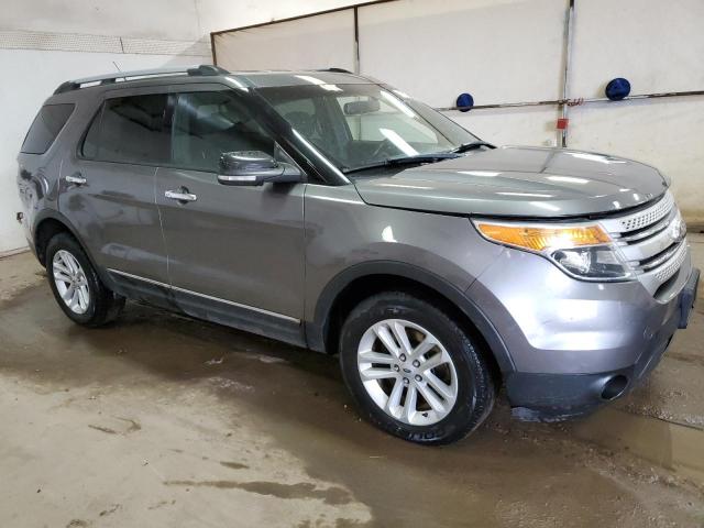 1FM5K8D88DGC36015 - 2013 FORD EXPLORER XLT GRAY photo 4