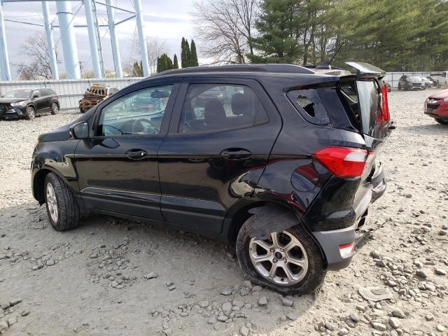 MAJ6S3GL7KC276494 - 2019 FORD ECOSPORT SE Czarny zdjęcie 2