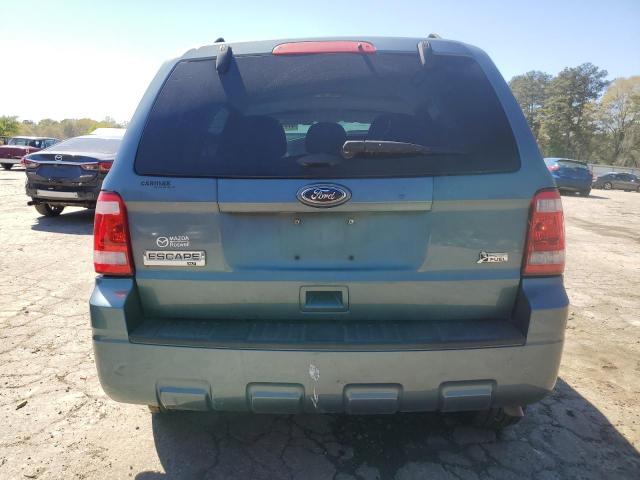 1FMCU0DG6CKB06501 - 2012 FORD ESCAPE XLT TEAL photo 6