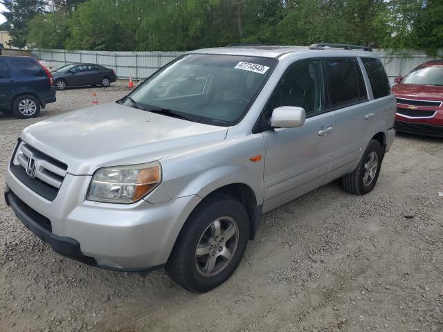 5FNYF18736B030256 - 2006 HONDA PILOT EX SILVER photo 1