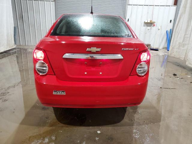 1G1JC5SG7D4126253 - 2013 CHEVROLET SONIC LT RED photo 6