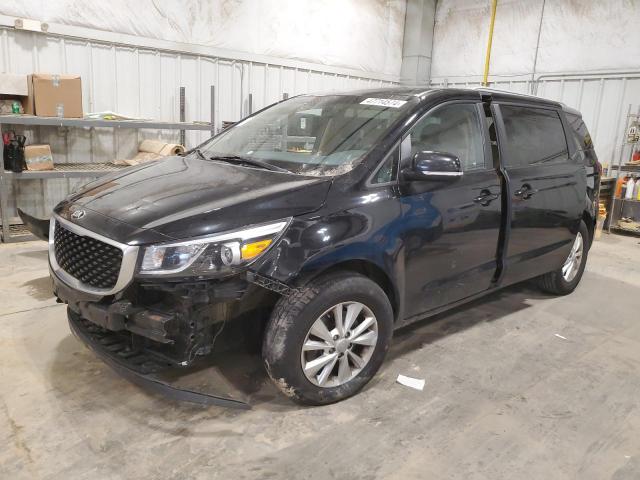 KNDMB5C10F6075722 - 2015 KIA SEDONA LX BLACK photo 1