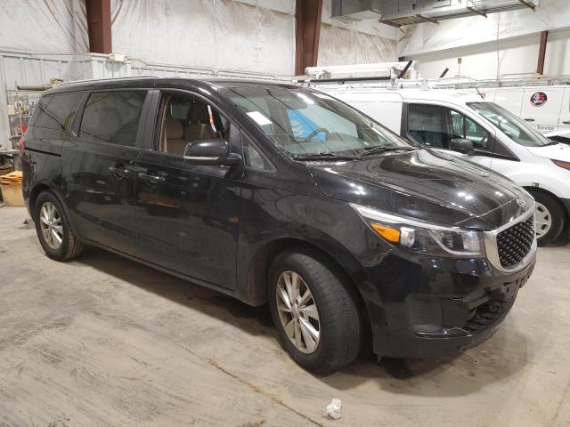 KNDMB5C10F6075722 - 2015 KIA SEDONA LX BLACK photo 4