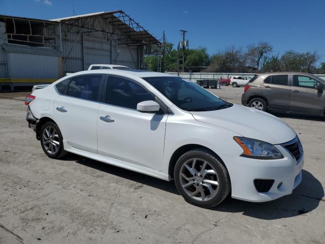 3N1AB7APXEY251904 - 2014 NISSAN SENTRA S WHITE photo 4