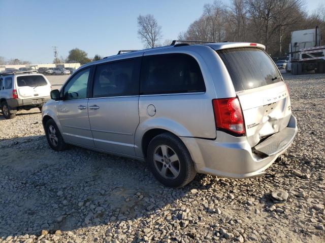 2D4RN5DG2BR764618 - 2011 DODGE GR CARAVAN CREW SILVER photo 2