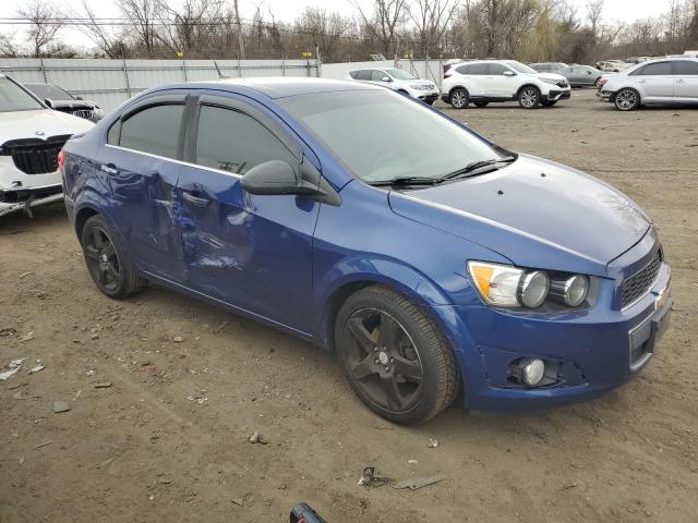 1G1JE5SB0E4216196 - 2014 CHEVROLET SONIC LTZ BLUE photo 4