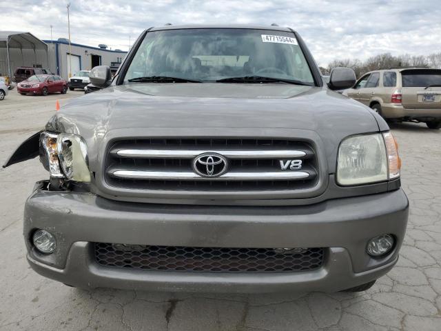 5TDBT48A54S208270 - 2004 TOYOTA SEQUOIA LIMITED SILVER photo 5