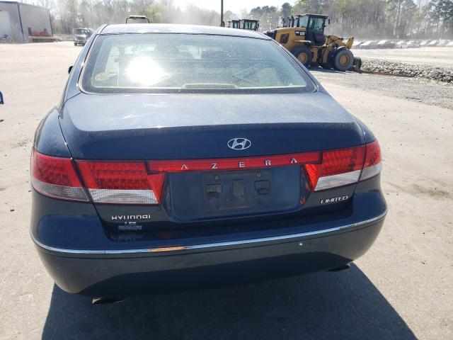 KMHFC46FX7A164179 - 2007 HYUNDAI AZERA SE BLUE photo 6