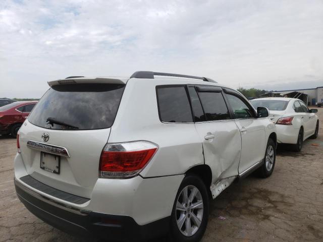 5TDZK3EH7DS126263 - 2013 TOYOTA HIGHLANDER BASE WHITE photo 3