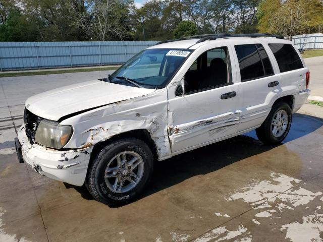 1J4GX48S34C246448 - 2004 JEEP GRAND CHER LAREDO WHITE photo 1