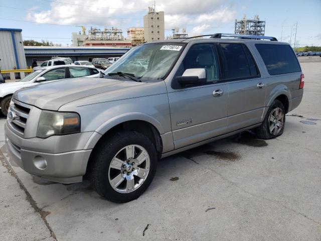 1FMFK195X8LA32081 - 2008 FORD EXPEDITION EL LIMITED GRAY photo 1