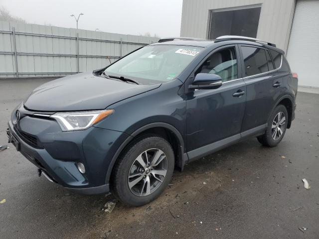 2T3RFREV4JW750383 - 2018 TOYOTA RAV4 ADVENTURE BLUE photo 1