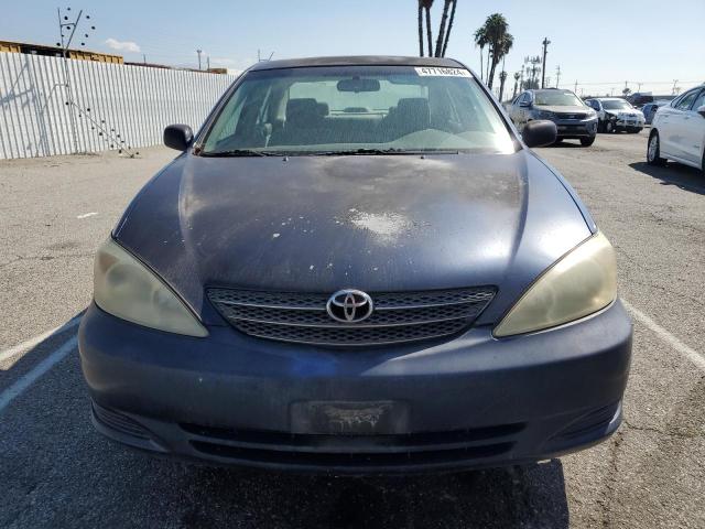 4T1BE32K03U198582 - 2003 TOYOTA CAMRY LE BLUE photo 5