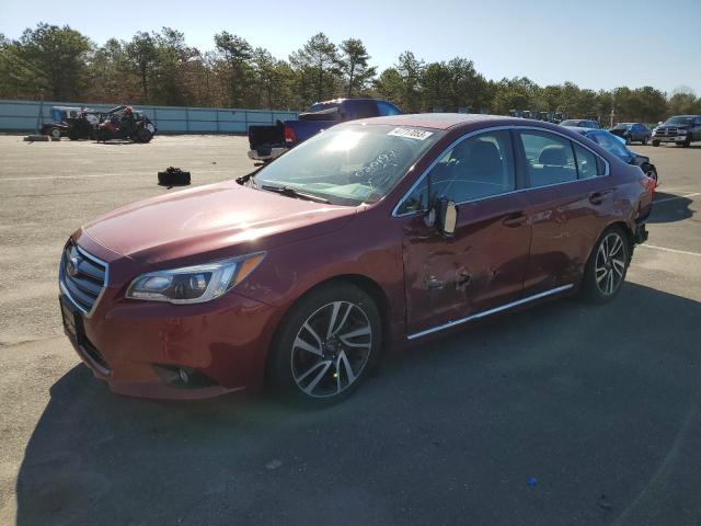 4S3BNAS66H3020197 - 2017 SUBARU LEGACY SPORT RED photo 1