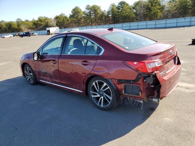 4S3BNAS66H3020197 - 2017 SUBARU LEGACY SPORT RED photo 2