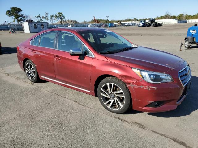 4S3BNAS66H3020197 - 2017 SUBARU LEGACY SPORT RED photo 4