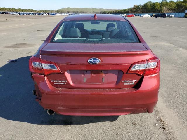 4S3BNAS66H3020197 - 2017 SUBARU LEGACY SPORT RED photo 6