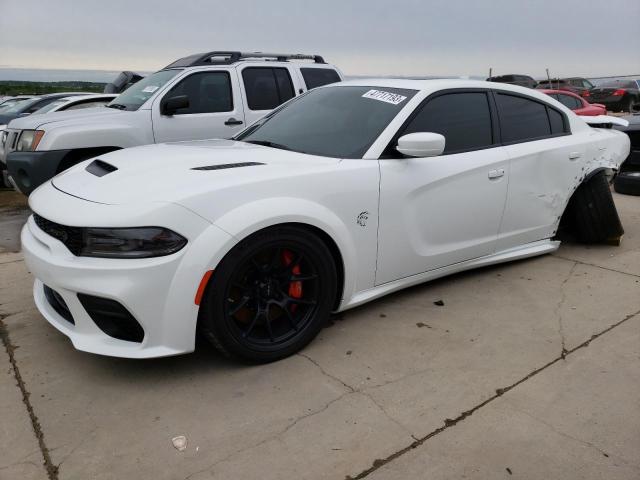 2C3CDXL94MH563210 - 2021 DODGE CHARGER SRT HELLCAT WHITE photo 1