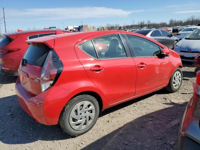 JTDKDTB38G1125614 - 2016 TOYOTA PRIUS C RED photo 3