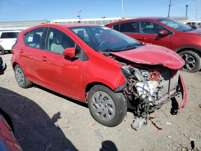 JTDKDTB38G1125614 - 2016 TOYOTA PRIUS C RED photo 4