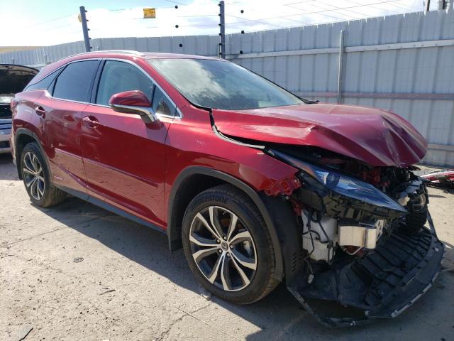 2T2HGMDA2NC078023 - 2022 LEXUS RX 450H BURGUNDY photo 4