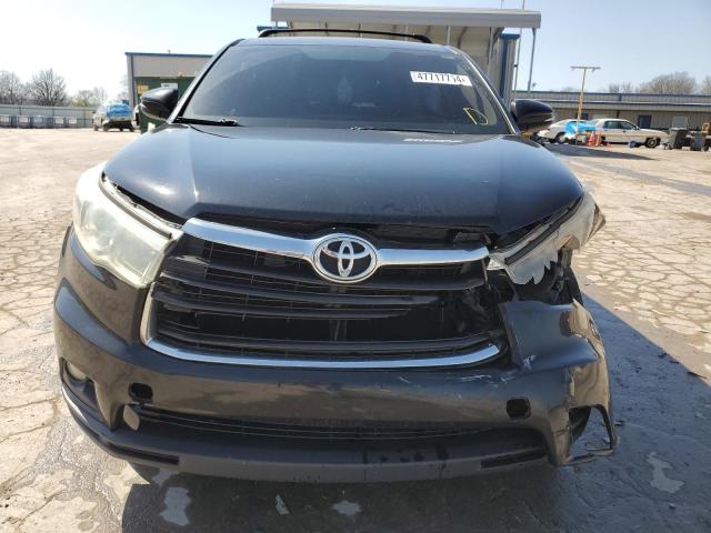 5TDBKRFH6FS167179 - 2015 TOYOTA HIGHLANDER LE BLACK photo 5