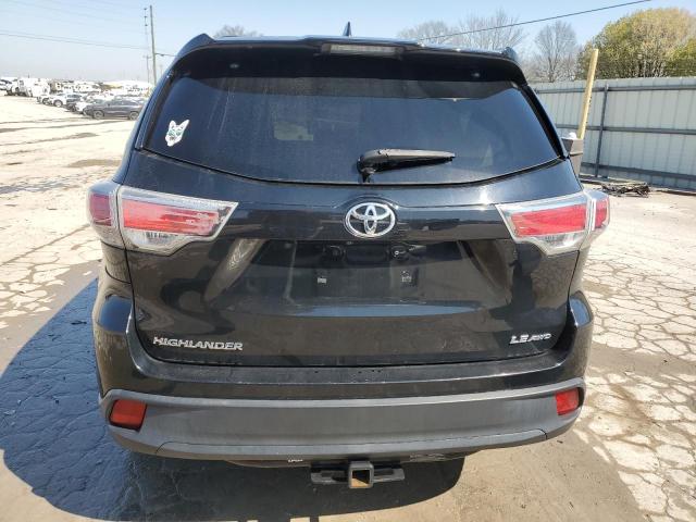 5TDBKRFH6FS167179 - 2015 TOYOTA HIGHLANDER LE BLACK photo 6