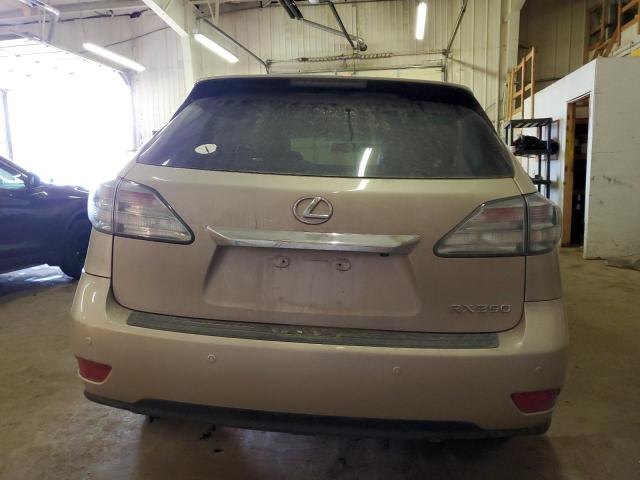 2T2BK1BA3CC144341 - 2012 LEXUS RX 350 BEIGE photo 6