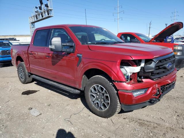 1FTFW1E81NKF15730 - 2022 FORD F150 SUPERCREW RED photo 4