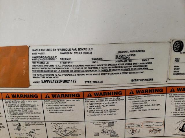 5JWVE1225PB021172 - 2023 UTILITY TRAILER Ağ foto 10