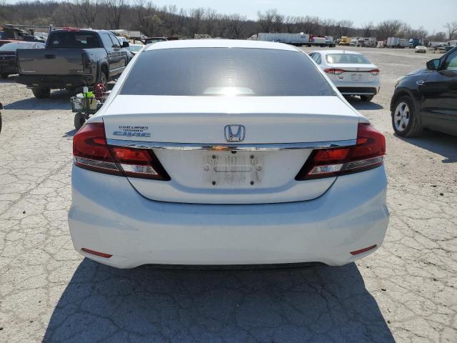 2HGFB2F8XEH521177 - 2014 HONDA CIVIC EX WHITE photo 6