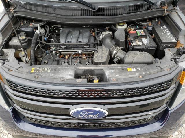 1FM5K8AR6EGC27344 - 2014 FORD EXPLORER POLICE INTERCEPTOR 蓝色 照片 12