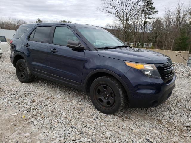 1FM5K8AR6EGC27344 - 2014 FORD EXPLORER POLICE INTERCEPTOR 蓝色 照片 4