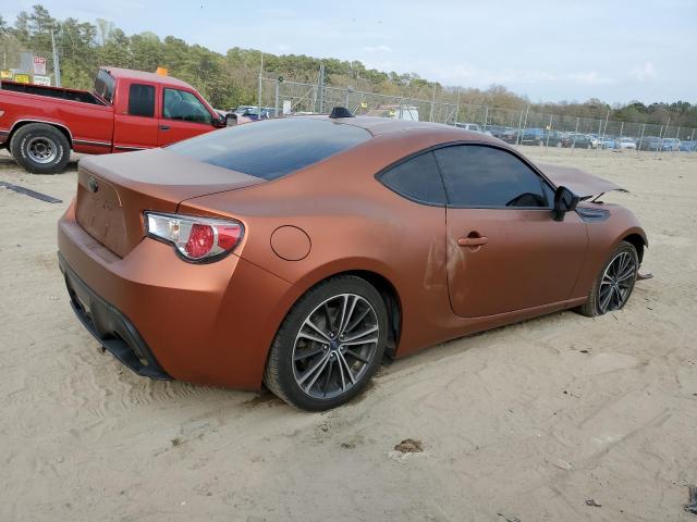 JF1ZCAB17D2606521 - 2013 SUBARU BRZ 2.0 PREMIUM ORANGE photo 3