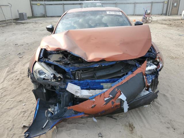 JF1ZCAB17D2606521 - 2013 SUBARU BRZ 2.0 PREMIUM ORANGE photo 5