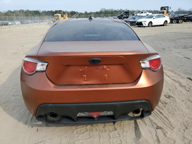 JF1ZCAB17D2606521 - 2013 SUBARU BRZ 2.0 PREMIUM ORANGE photo 6