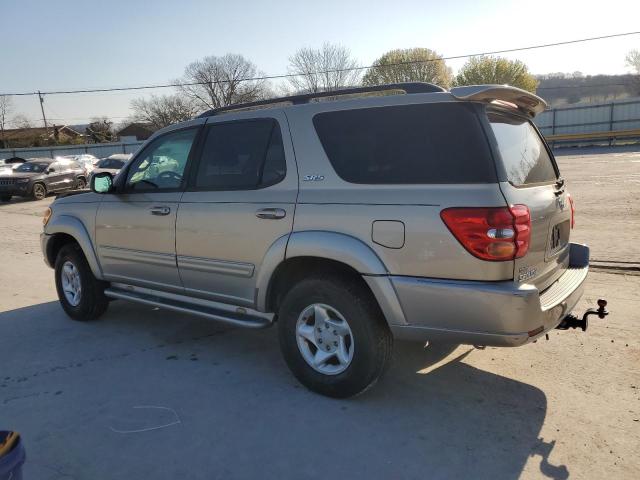 5TDZT34A92S131401 - 2002 TOYOTA SEQUOIA SR5 TAN photo 2