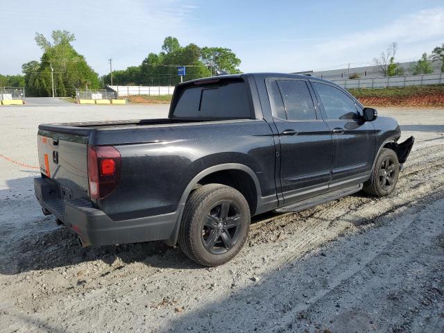 5FPYK3F87NB002372 - 2022 HONDA RIDGELINE BLACK EDITION BLACK photo 3