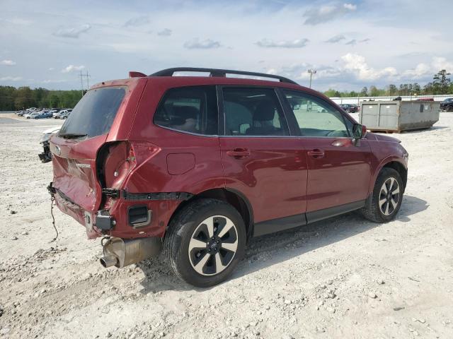 JF2SJARC9JH492427 - 2018 SUBARU FORESTER 2.5I LIMITED RED photo 3