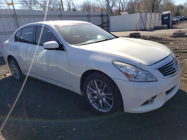 JN1CV6ARXBM352256 - 2011 INFINITI G37 WHITE photo 4