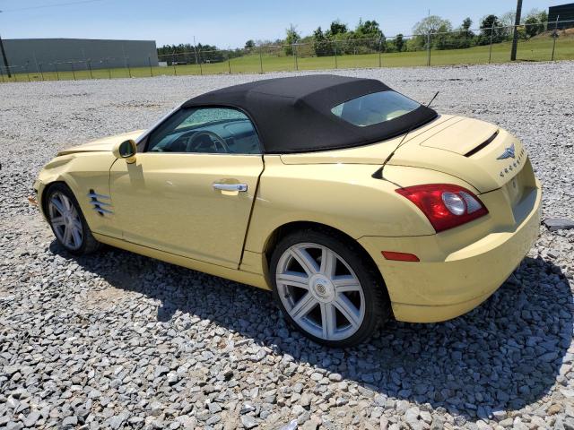 1C3AN65L95X045663 - 2005 CHRYSLER CROSSFIRE LIMITED YELLOW photo 2