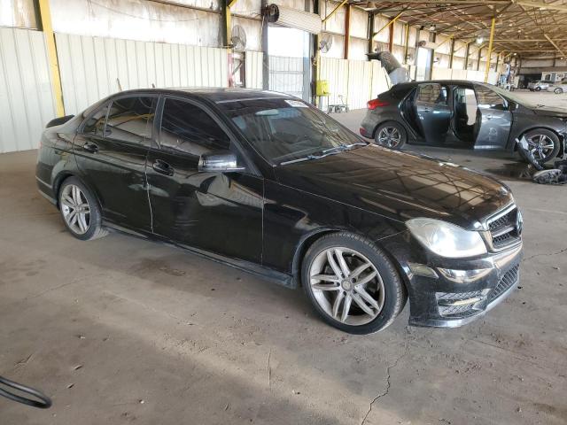 WDDGF4HB0DR254292 - 2013 MERCEDES-BENZ C 250 BLACK photo 4