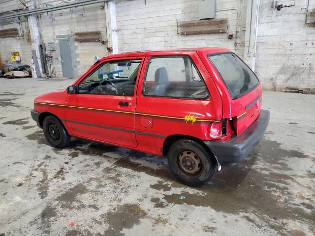 KNJPT05HXN6114626 - 1992 FORD FESTIVA L RED photo 2