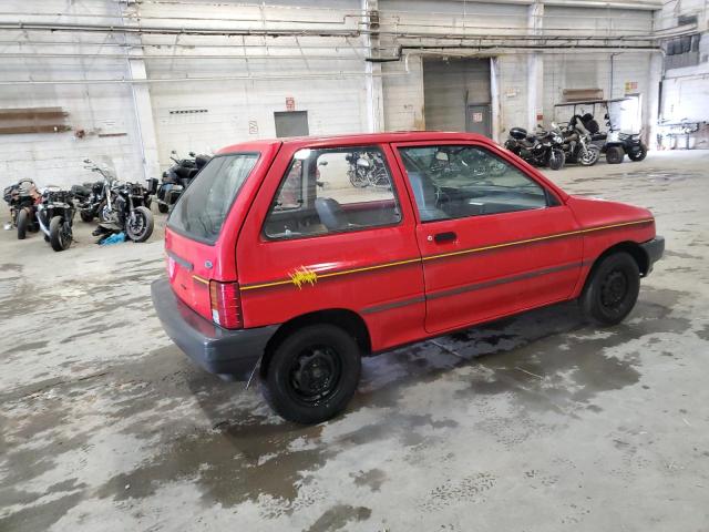 KNJPT05HXN6114626 - 1992 FORD FESTIVA L RED photo 3