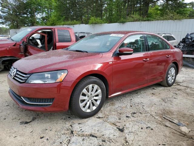 1VWAT7A39FC020362 - 2015 VOLKSWAGEN PASSAT S BURGUNDY photo 1