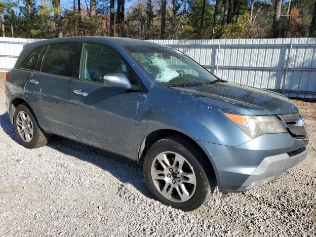 2HNYD28307H541776 - 2007 ACURA MDX TECHNOLOGY TEAL photo 4