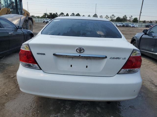 4T1BE32K05U001722 - 2005 TOYOTA CAMRY LE WHITE photo 6