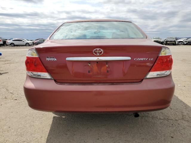 4T1BE30K36U128176 - 2006 TOYOTA CAMRY LE RED photo 6