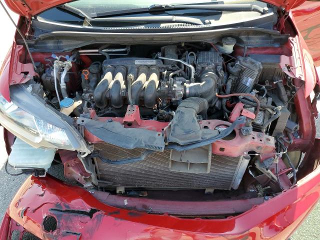 3HGGK5H53FM723659 - 2015 HONDA FIT LX RED photo 11