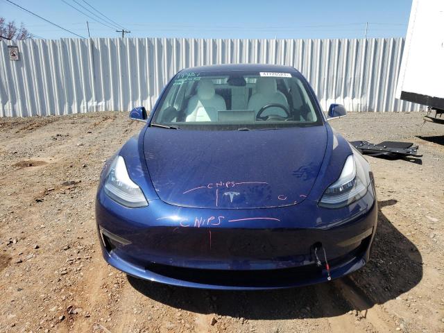 5YJ3E1EBXKF393590 - 2019 TESLA MODEL 3 BLUE photo 5